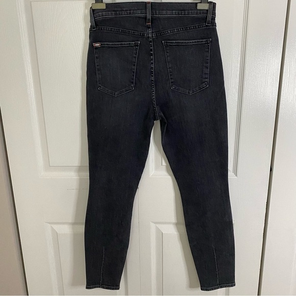 Alice + Olivia Skinny Leg Black Jeans Multicolor Crystals Print Mid-Rise size 28 - Picture 11 of 16